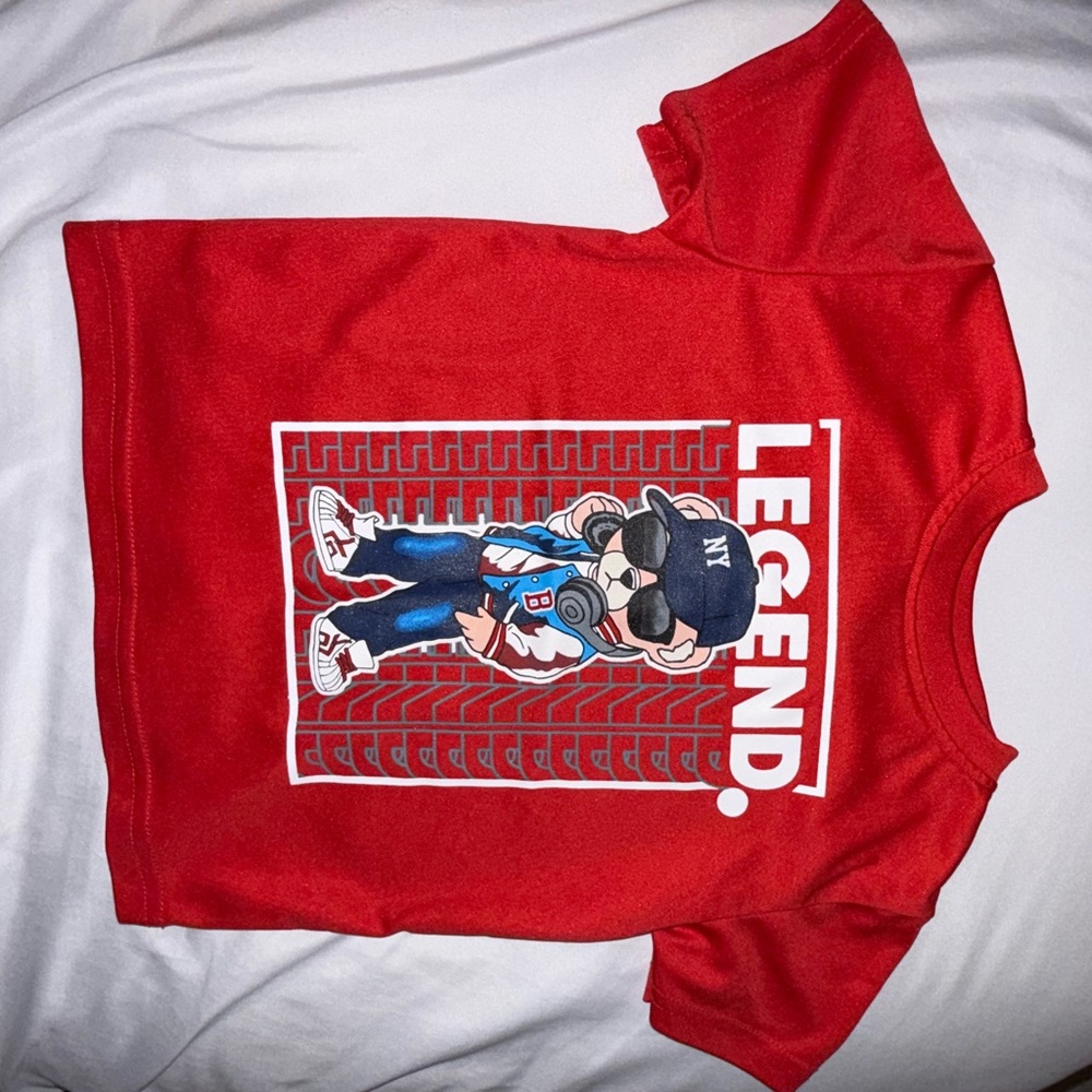 47 Red Kids T-Shirt with Graphic Design